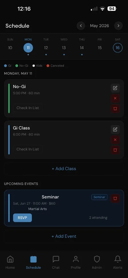 Scheduling