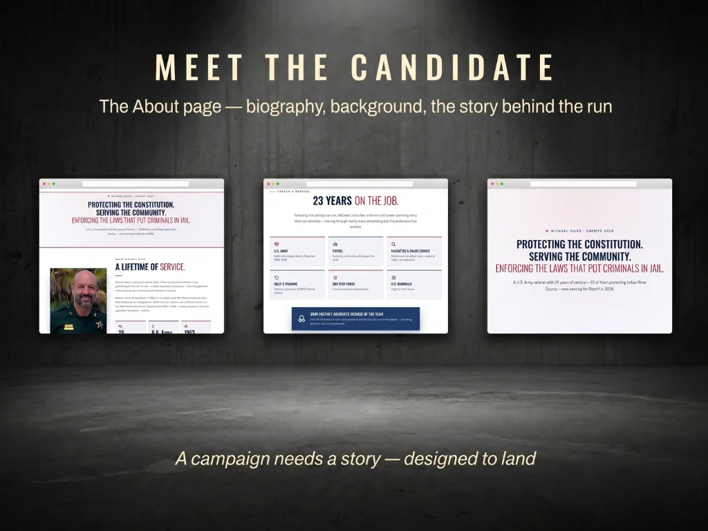 Meet the candidate — the story behind the run