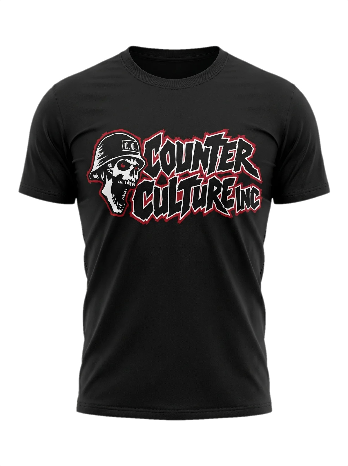 Counter Culture tee — ghost mannequin product shot