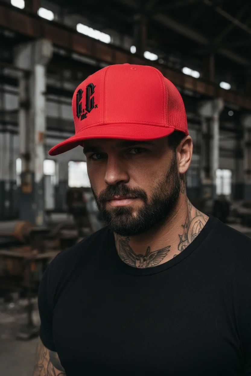 Red edition — worn on virtual model